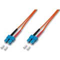 Duplex Glasvezel Patchkabel SC-SC 9/125 OS2, dikte 2,8mm, rood, 3m